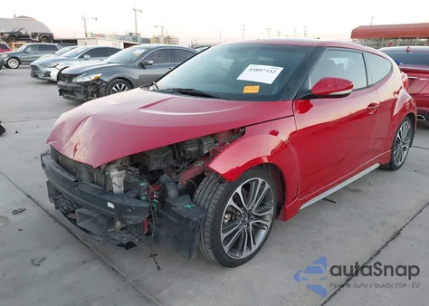 2016 Hyundai Veloster Turbo from USA, damaged, VIN KMHTC6AE4GU272762